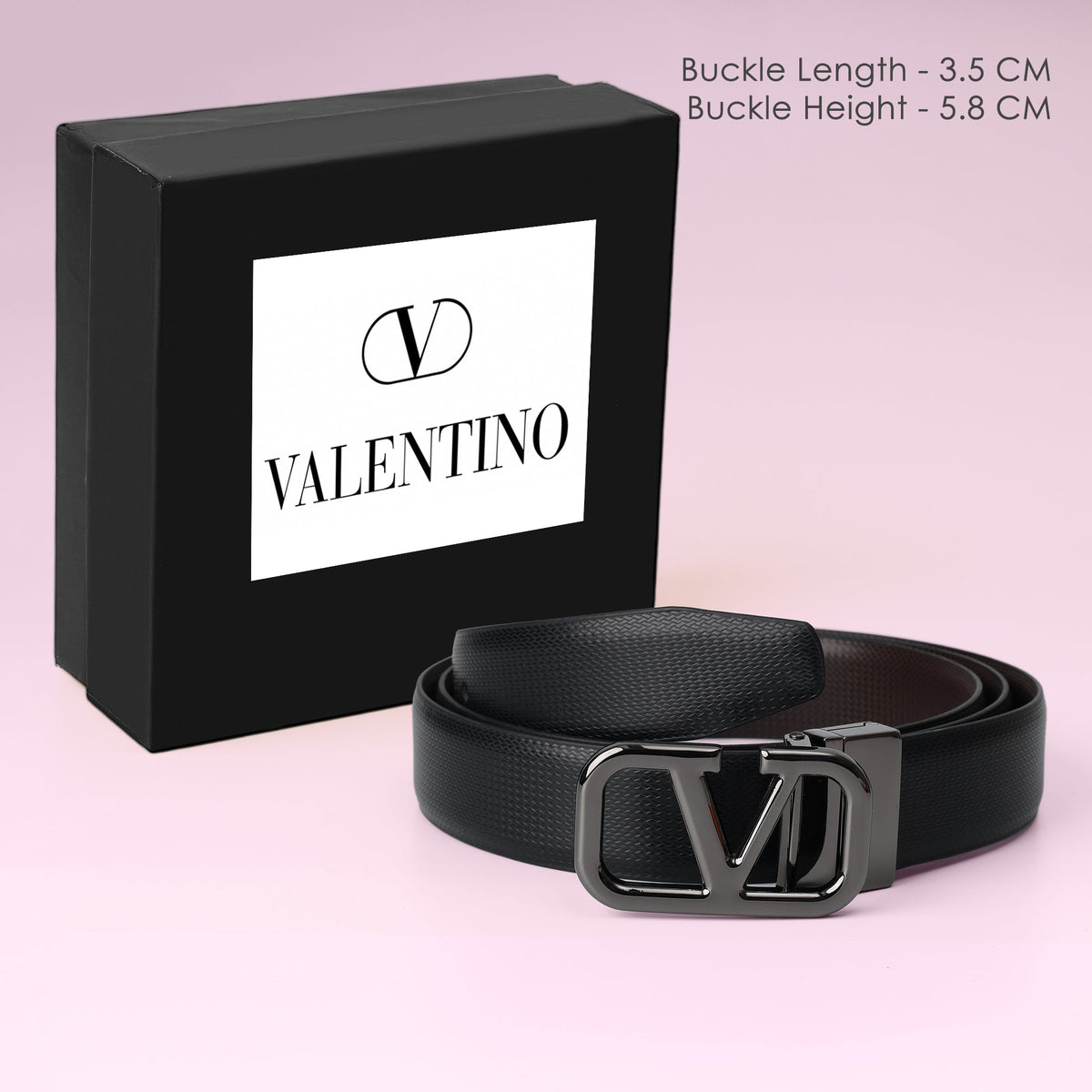 VALENTINA - Cintura con logo V in variante colorata