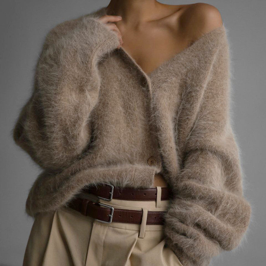 VAZZANO - Cardigan con scollo a V e bottoni