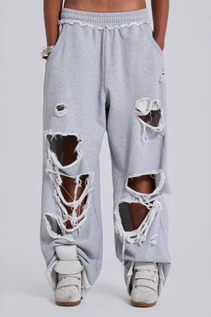 MARLIANA - Pantaloni loose fit effetto strappato