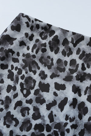 VENTOTENE - Casual Mesh Leopard Print Skirt