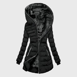 PERITO - Giacca invernale slim-fit con cappuccio oversize