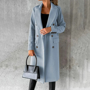 AQUILEGIA - Cappotto lungo reversibile per l'inverno