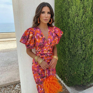 GIULIA - Abito Estivo con Scollo a V