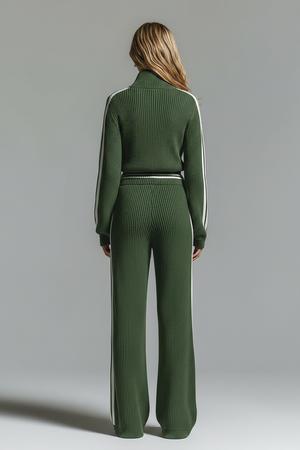 SHEILA - Maglione elegante verde dal design raffinato