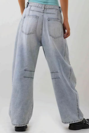 ONIFAI - Jeans loose vintage effetto vissuto