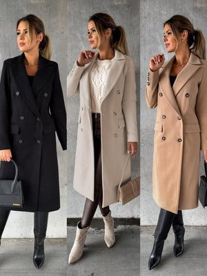 AQUILEGIA - Cappotto lungo reversibile per l'inverno